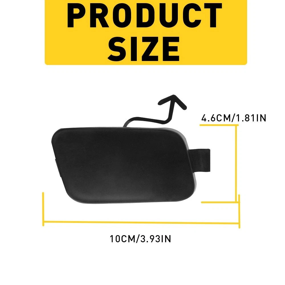 Tow Eye Hook Access Cover Cap for Honda HR-V (2019–2021) - Black