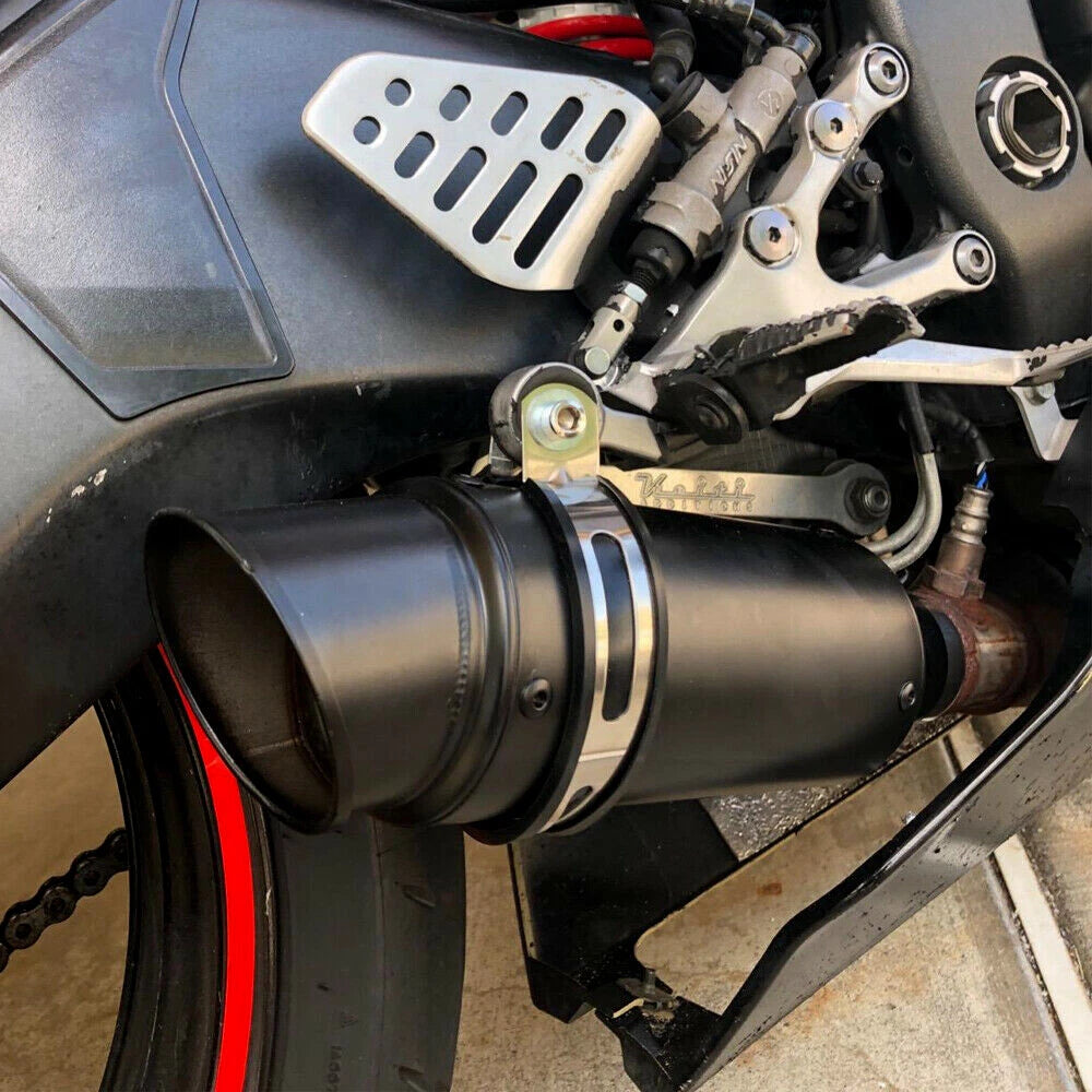 Slip-on Exhaust Muffler Pipe for Universal Motorcycle ATV (38-51mm)