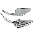 Custom Tailfin Mirrors for Harley CVO Road King, Softail, Street Glide, Fat Bob (2010–2023)