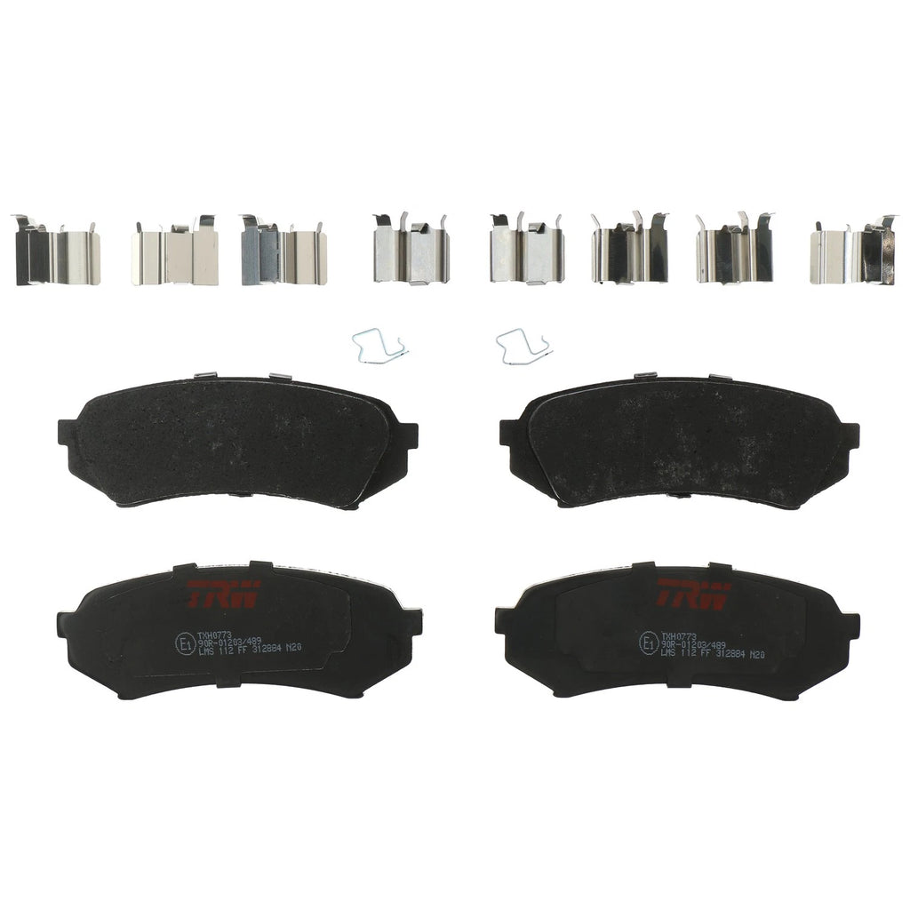 Set of 4 Disc Brake Pads for Lexus LX470 (1998–2007)