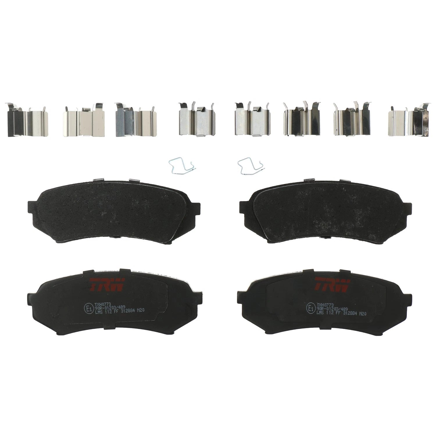 Set of 4 Disc Brake Pads for Lexus LX470 (1998–2007)