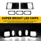 10X Black Smoke Lens LED Cab Roof Marker Lights for Hummer H2 (2003–2009)