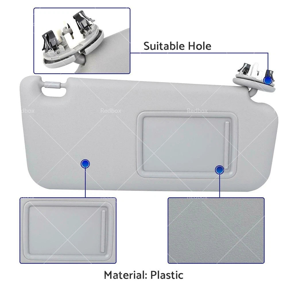 Sunshade Visor for Toyota RAV4 (2006–2018) Right Drive Side