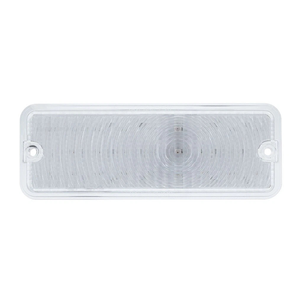 Pair Amber LED Parking Lights with Clear Lens for Ford Pickup (1973–1977)