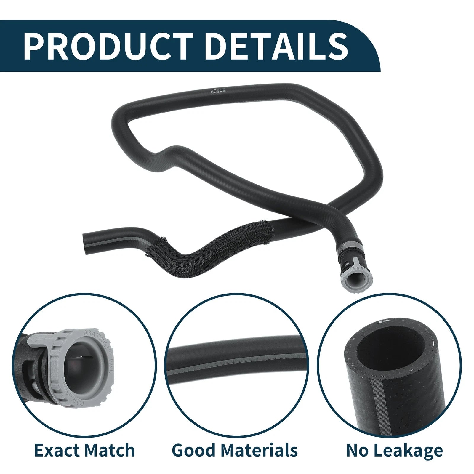 Radiator Hose No. ED8118K580AF for Ford Escort (2015) Rubber Warm Air Outlet