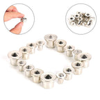 Set of 16 Dowel Drill Centre Points Pin for Woodworking