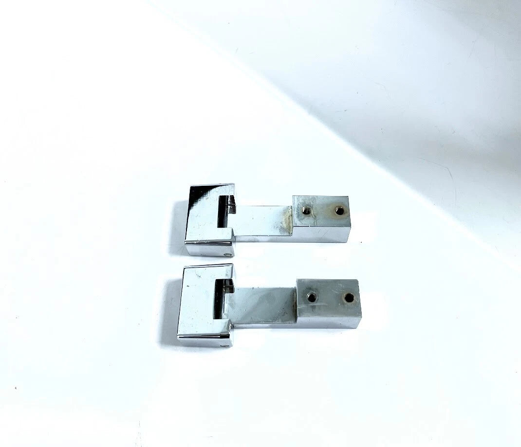 2X Stainless Steel Block Hinge for