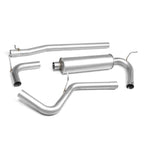 Stainless Catback Muffler Exhaust for Wrangler 4-Dr 3.8L (2007–2011) 2.5" Outlet