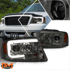 3D LED Bar Projector Headlight for Ford F-150/Mark LT (2004–2008)