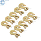 10 Pack Clevis Grab Hooks for G70 Tow Chains (5400 lbs Capacity)