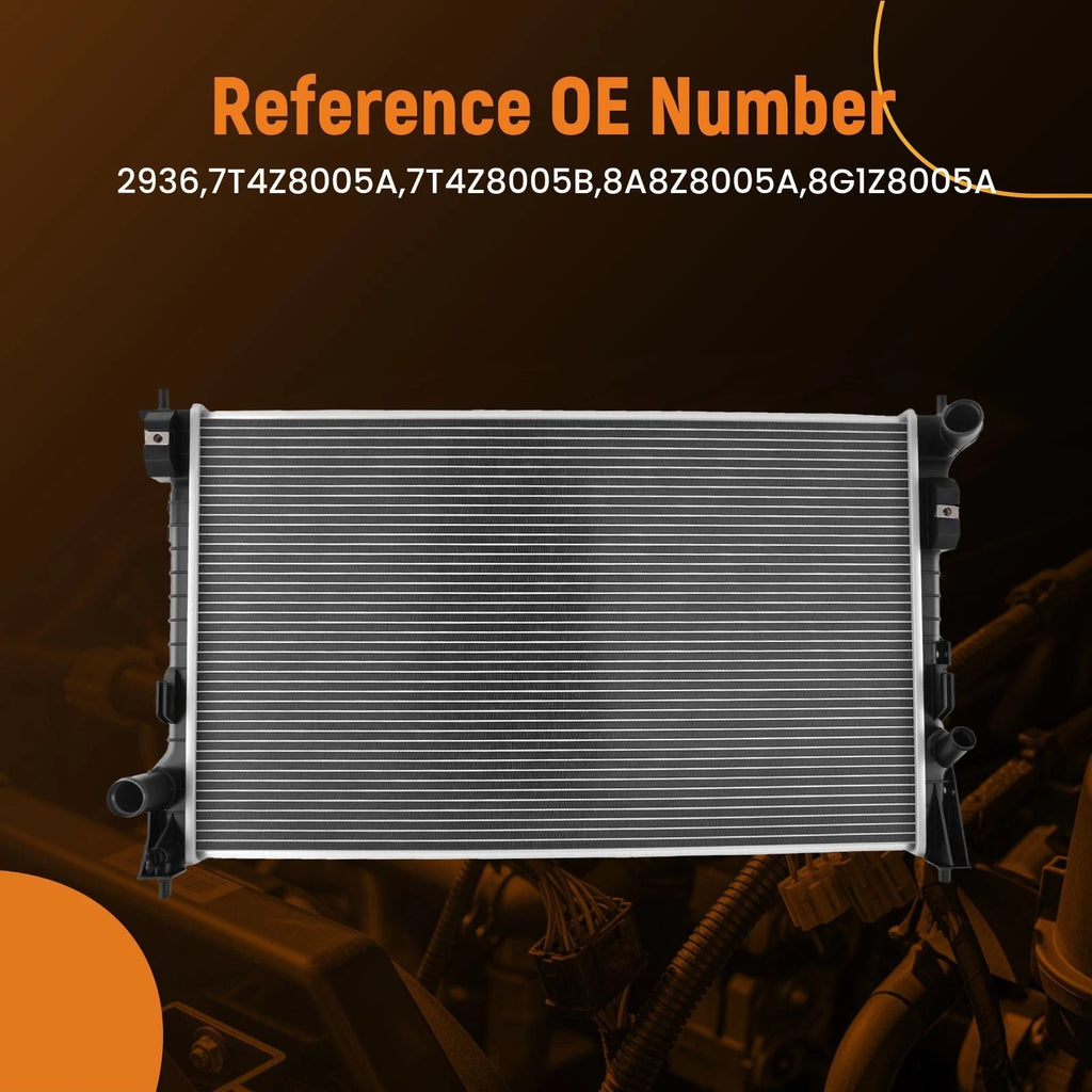 Aluminum Radiator for Lincoln MKS/MKT 3.7L (2009–2016) 7T4Z8005A 3461