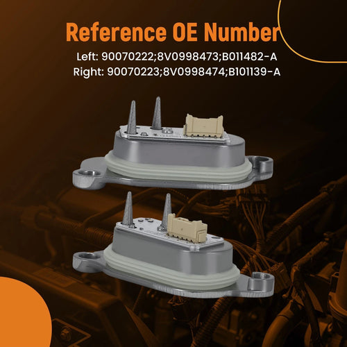 1 Pair DRL HID Ballast Module for Audi A3 S3 8V (2017–2021) 8V0998473 8V0998474