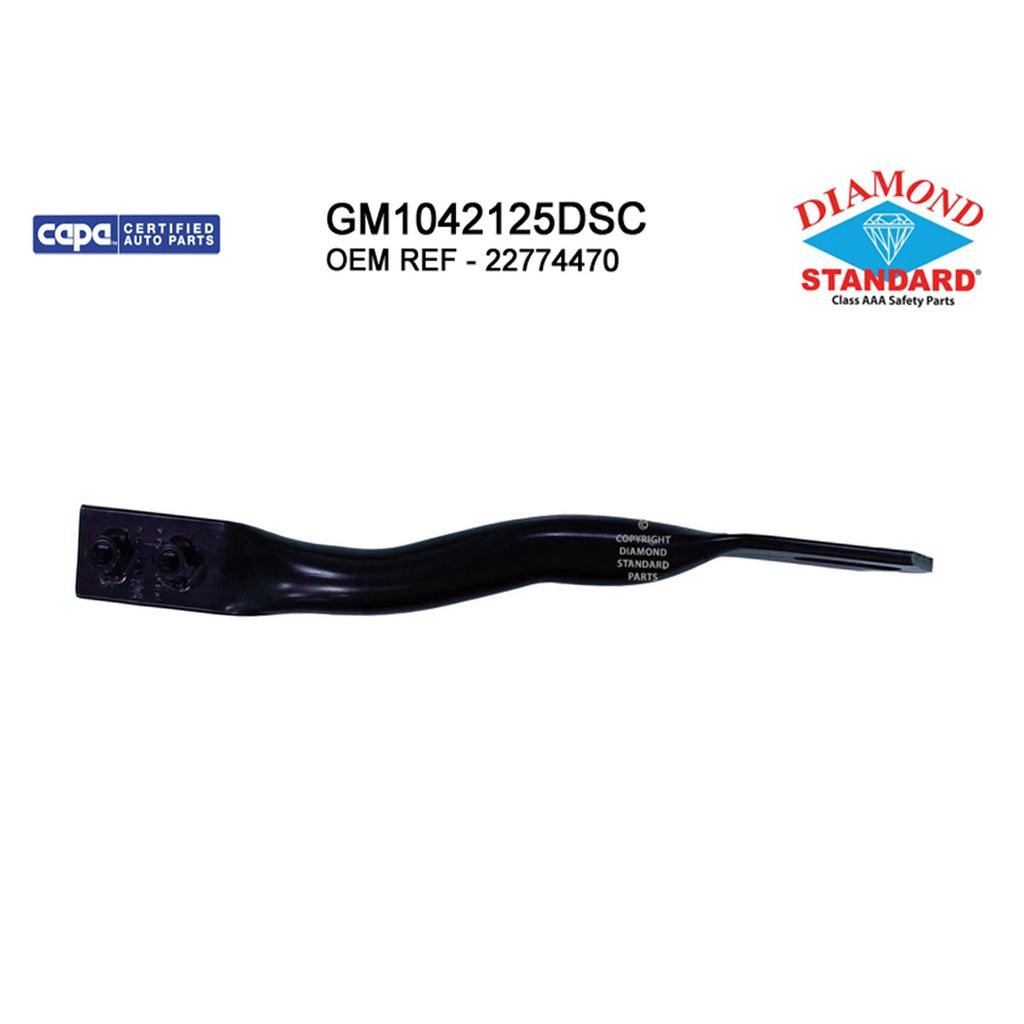 Replacement Steel Front Driver Side Outer Bumper Face Brace for Toyota (2005–2013)