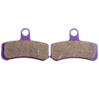 Set of 2 Carbon Fiber Brake Pads for Harley Dyna Super Glide FXD (2008–2010)
