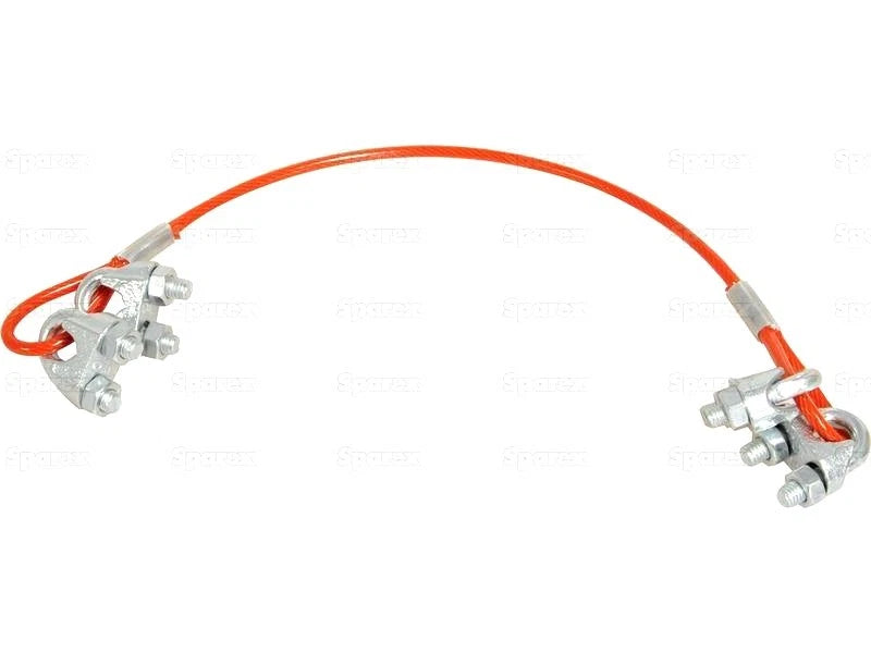 Set of 2 Tine Clamp Straps for PZ Haybob Fella Hay Turner (8mm Tines)