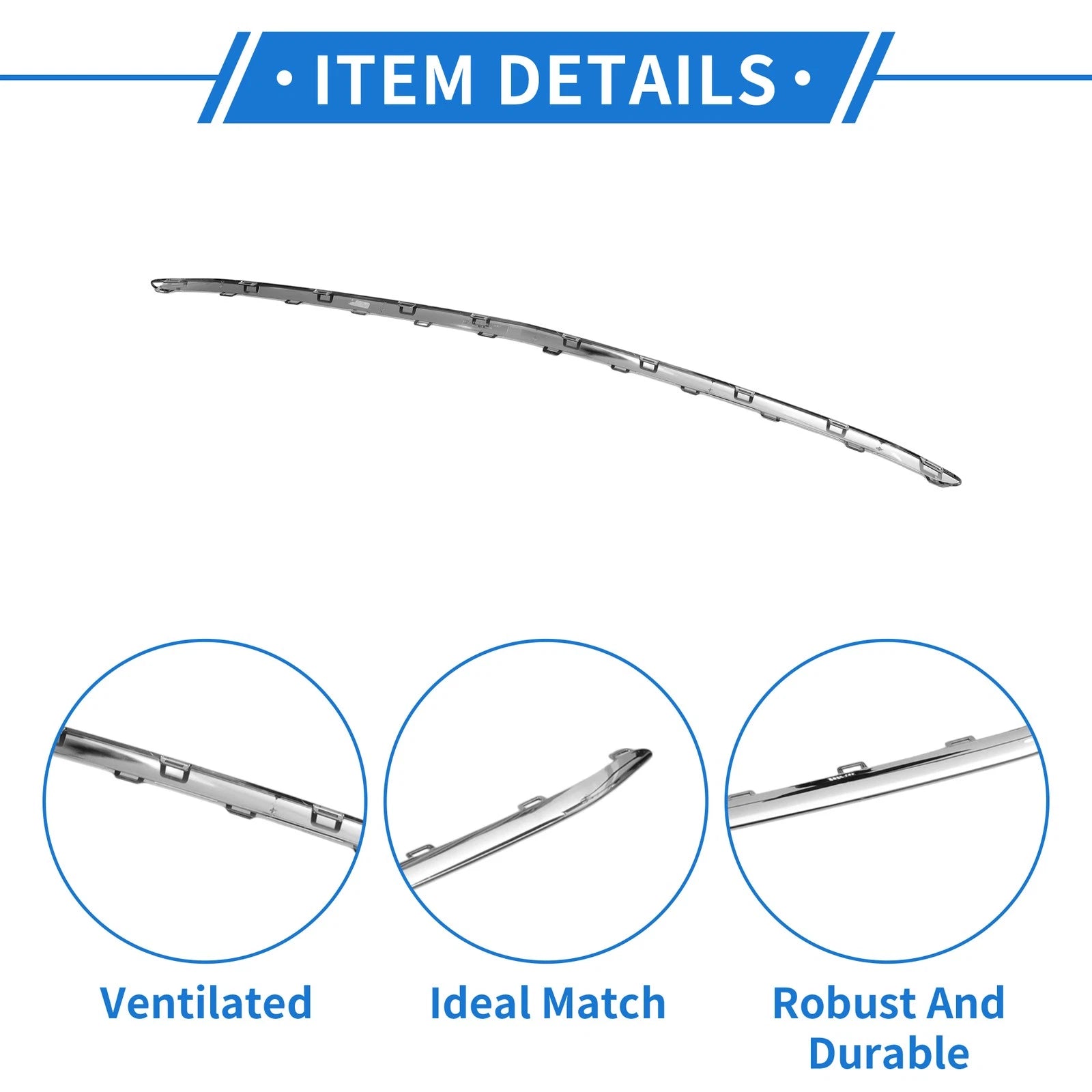 Bumper Grille Trim Garnish No.2138850305 for Mercedes-Benz W213/E (2021–2023)