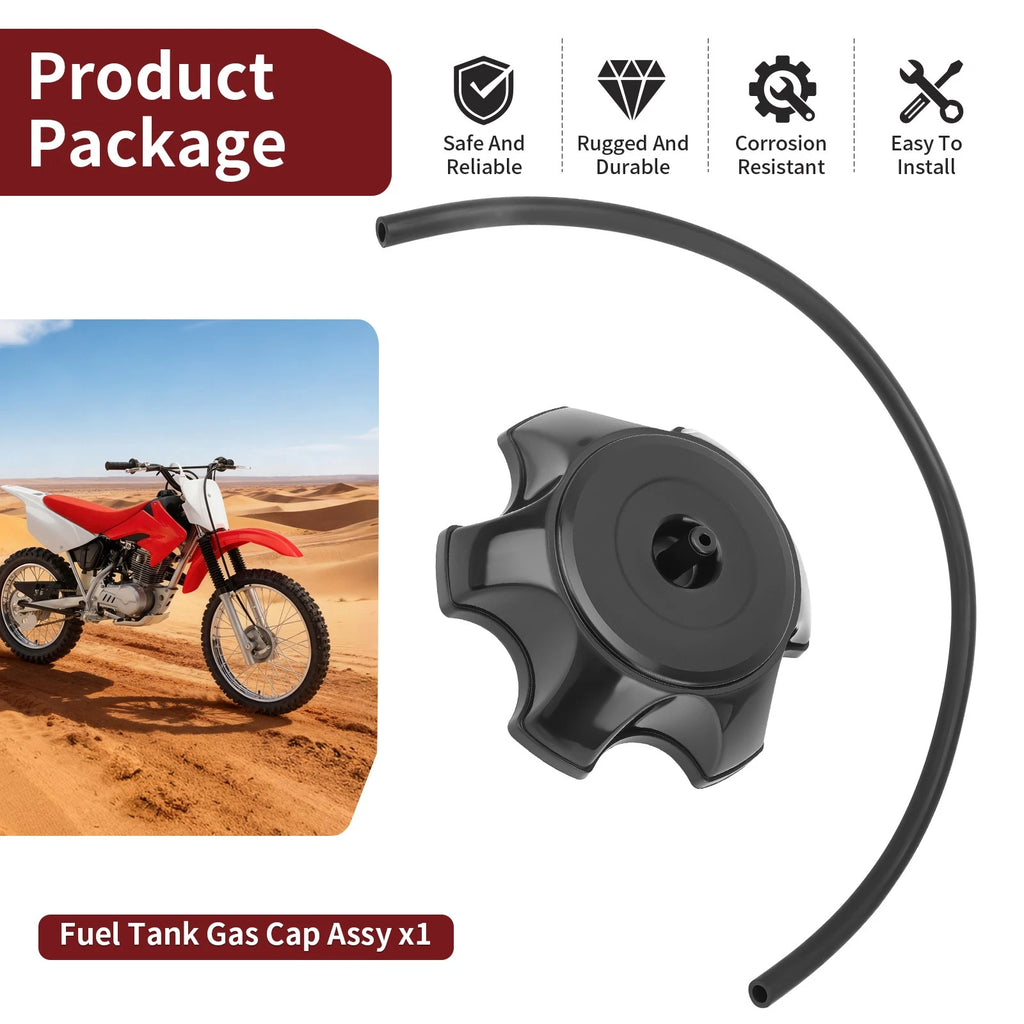 Fuel Tank Gas Cap for Honda CRF100F CRF110F (2004–2018) 17620-GEL-770
