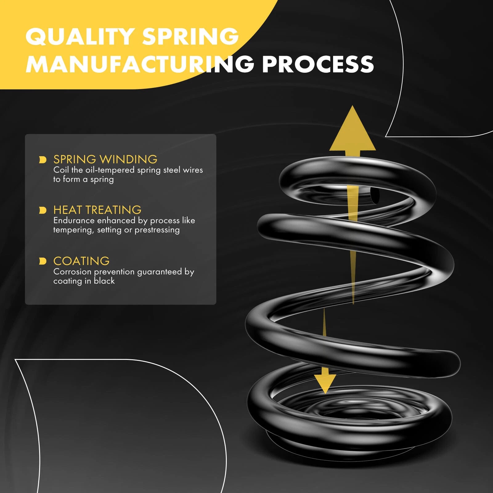 2X Rear Suspension Coil Spring for BMW X5 (2000-2006)