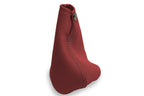 Leather Manual Shift Boot Cover for Chevrolet Cavalier (2000–2005) Red Black Stitch