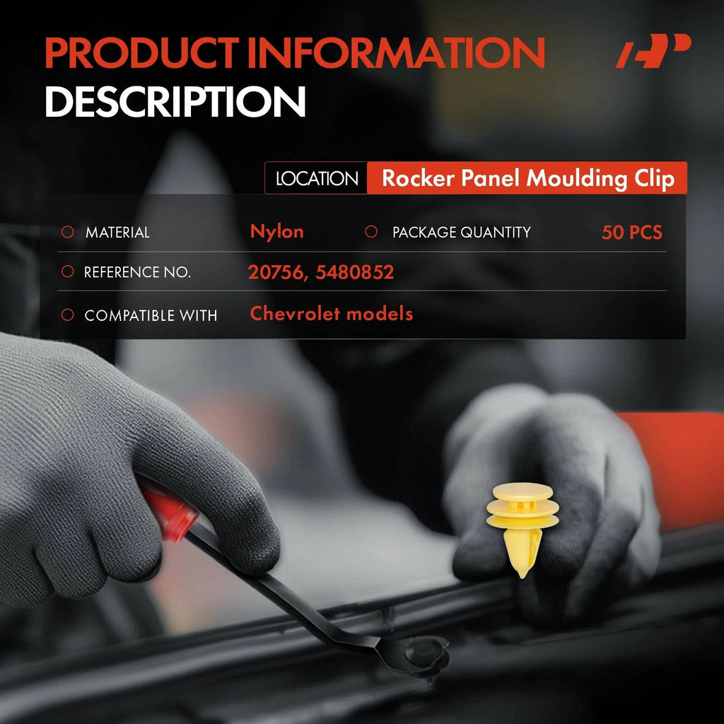 Rocker Panel Moulding Clip for Chevrolet (2015-2018)