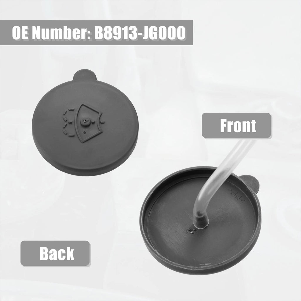 Set of 4 B8913-JG000 Windshield Washer Fluid Reservoir Caps for Nissan Rogue (2008–2013)