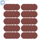 50PCS 2 Inch Aluminum Oxide Sanding Discs for Die Grinder (120 Grit)