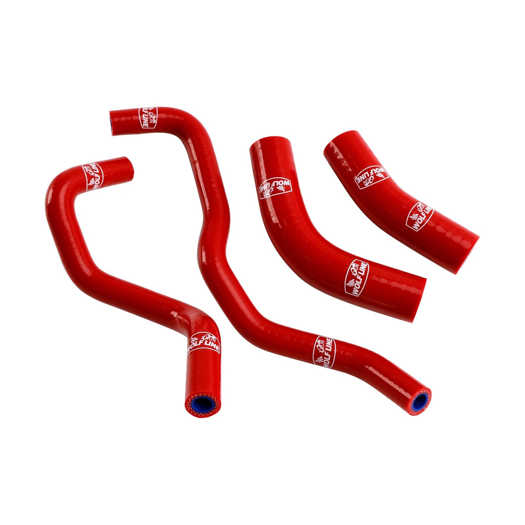 Silicone Radiator Coolant Hose Kit for Yamaha Tenere 700 (2019–2024) Red