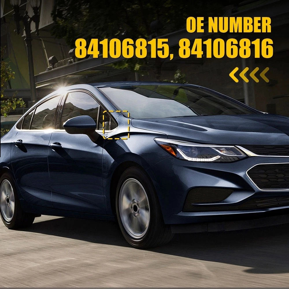 Set of 2 Mirror Corner Triangle Covers for Chevrolet Cruze (2016–2019)