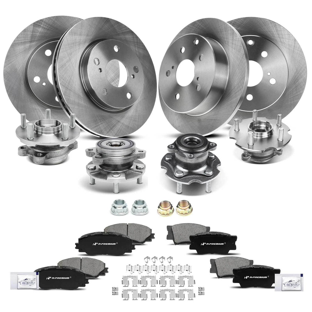 Front & Rear Disc Rotors for Toyota RAV4 (2006-2012)