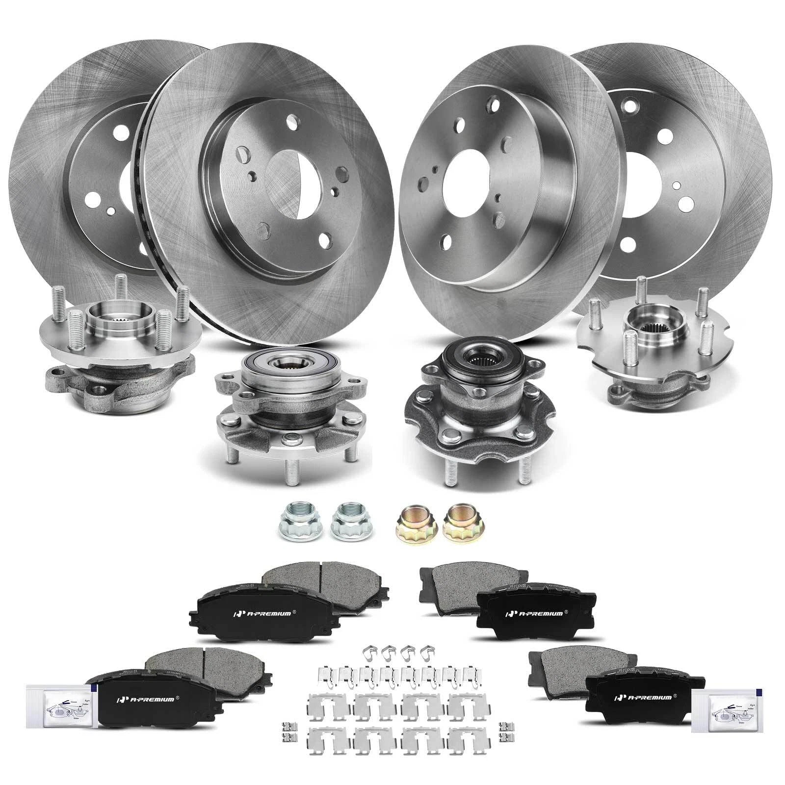Front & Rear Disc Rotors for Toyota RAV4 (2006-2012)