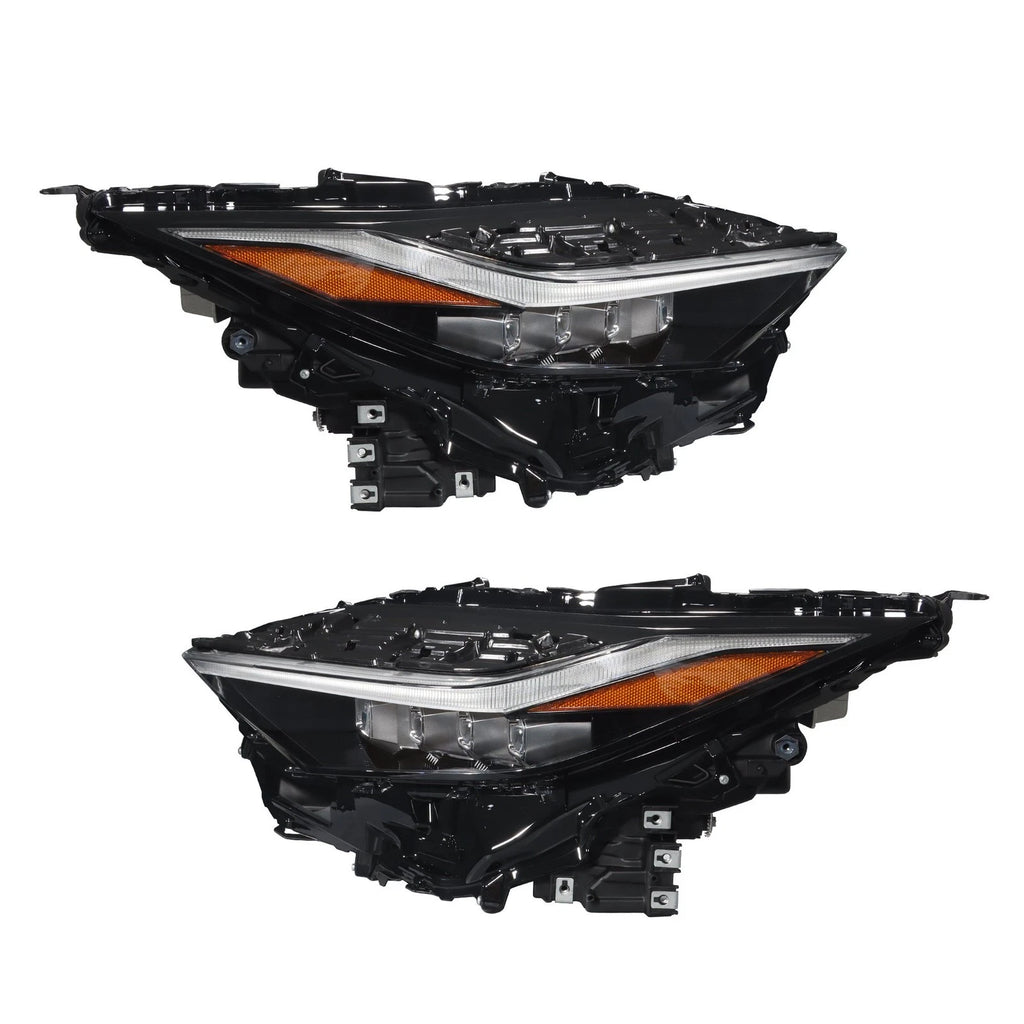 Headlight Assembly for Toyota bZ4X (2023â2025) Clear LED Left+Right