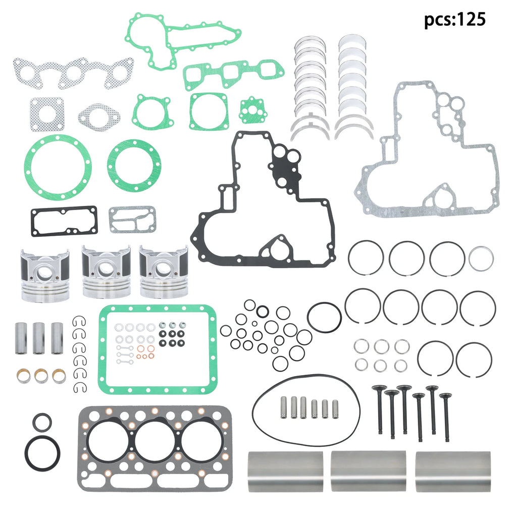 Engine Rebuild Kit for Kubota L2500 L2500DT L2500F L2600 L2600F