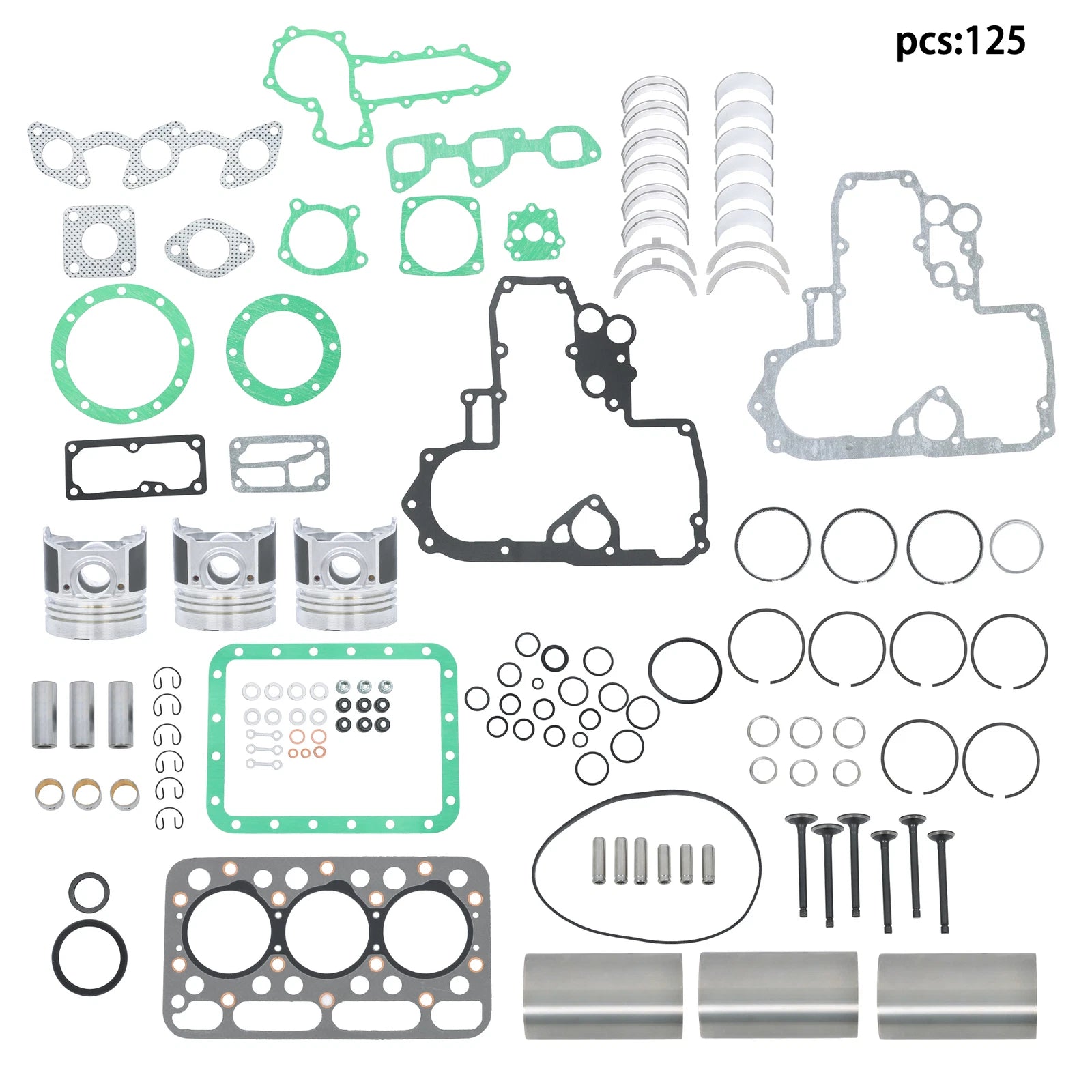 Engine Rebuild Kit for Kubota L2500 L2500DT L2500F L2600 L2600F