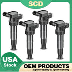 4X Ignition Coils for Hyundai Genesis Santa Fe Tucson Kia (2008–2017) UF611