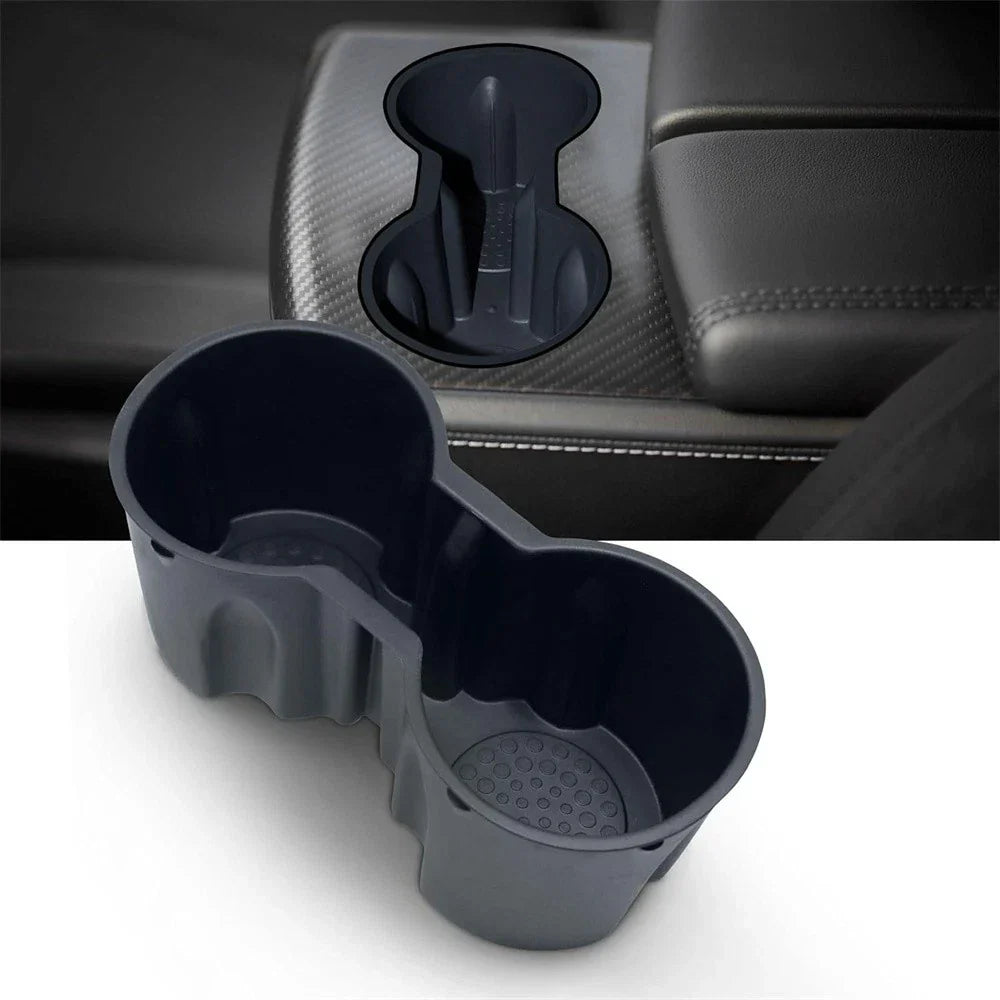 Cup Holder Insert Black for Tesla Model 3 Y (2017-2024)