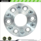 2 Pcs Wheel Spacers 6x120 1" 14x1.5 for Chevrolet Colorado Canyon Cadillac SRX
