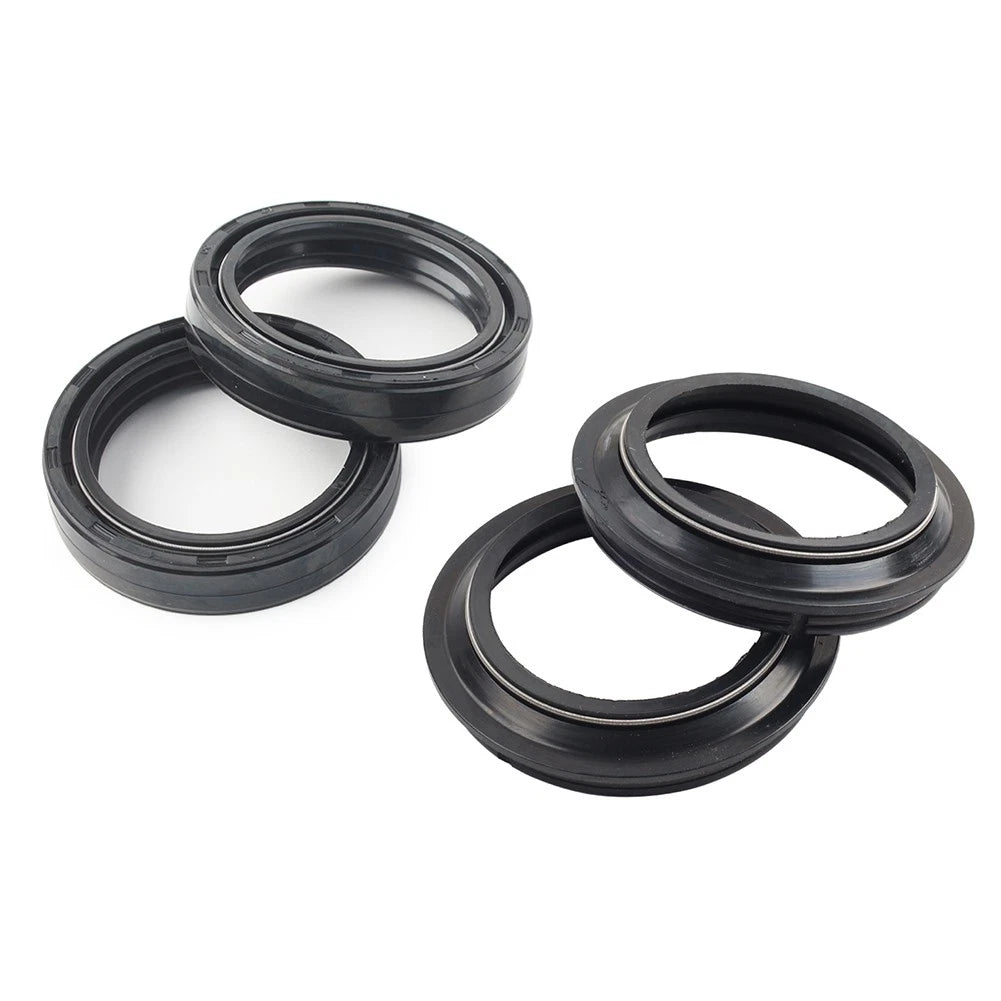 Set of 4 Front Fork Damper Shock Absorber Oil Seals for Motorcycle (47X58-11 MM)