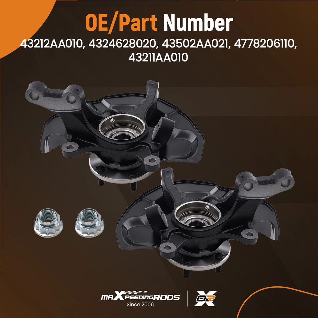 Pair Front Steering Knuckle Wheel Hub Bearing for Toyota Avalon (2005–2011) 4778108020