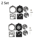 Set of 2 Carburetor Gasket Kits for Walbro K10-HDC Husqvarna 44 140S 240S 444