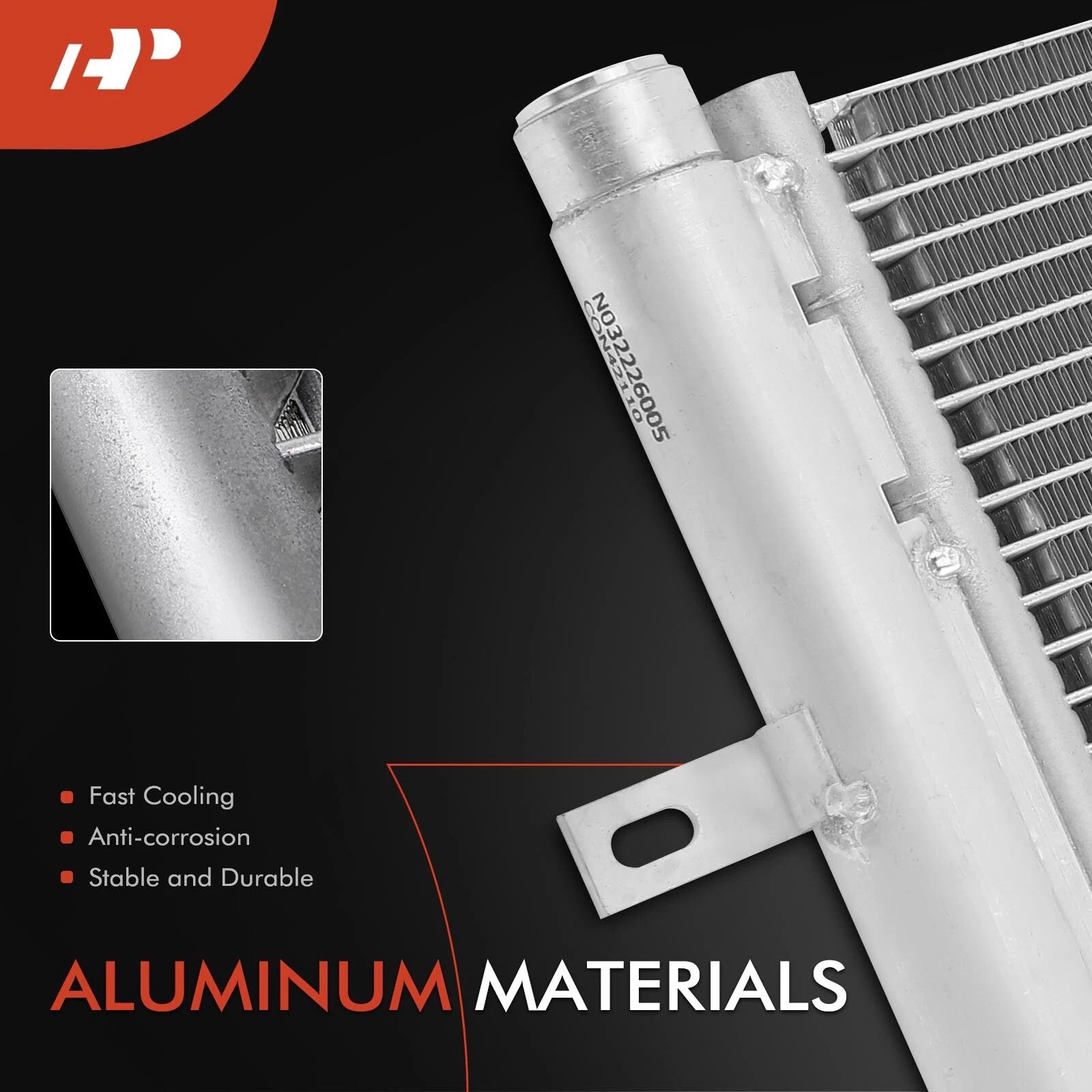A/C Condenser with Receiver Drier & Bracket for Ford Fusion (2013-2020)