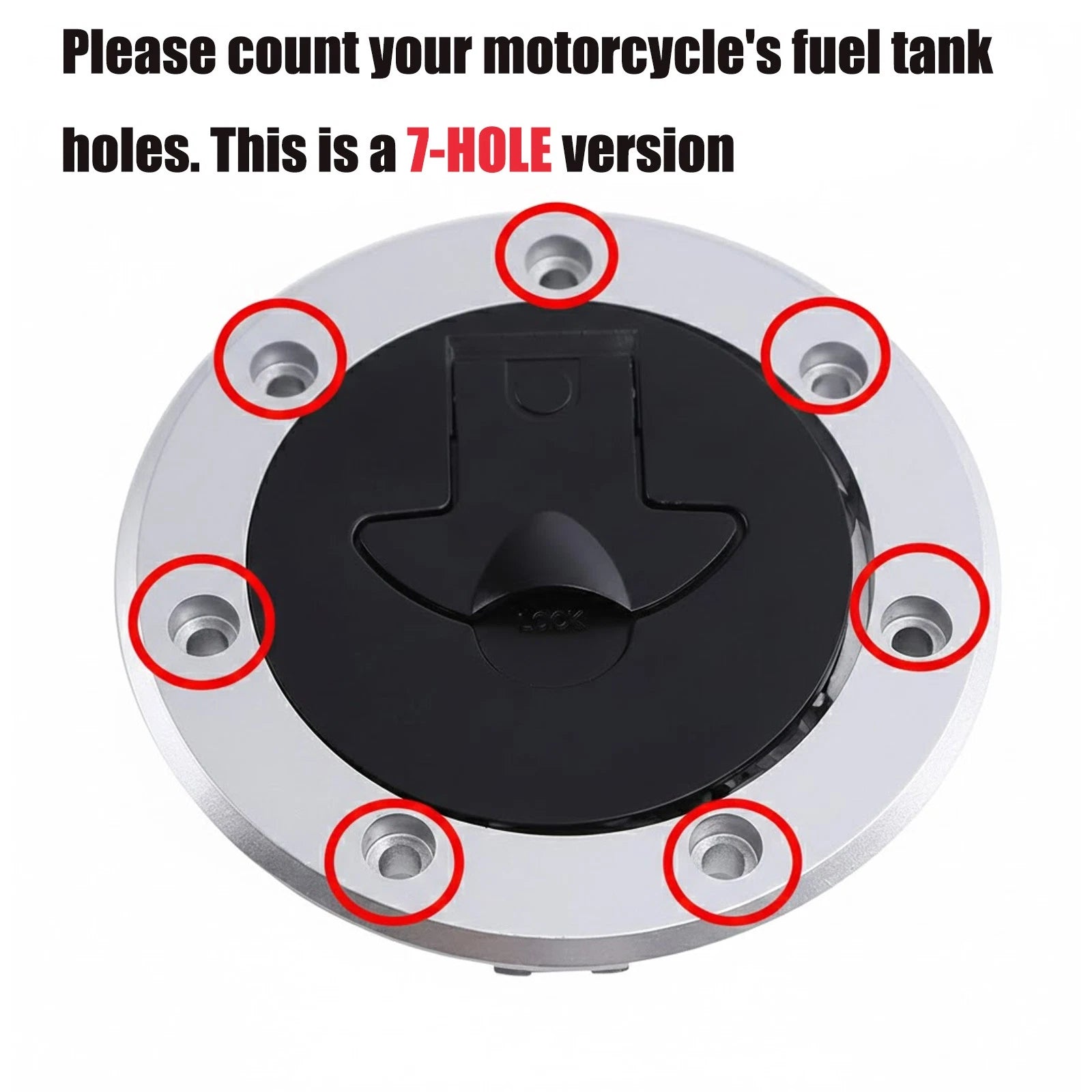 Fuel Gas Tank Cap for Kawasaki ZR250 Balius II (1991–2007), ZR550 Zephyr (1990–1993)