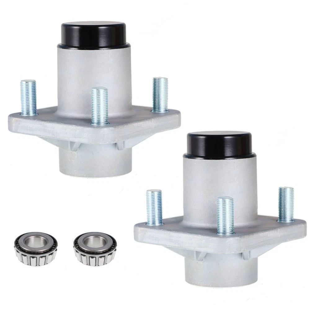 2X Front Wheel Hub Kit Bearings for Club Car DS Golf Cart (1982â2002)