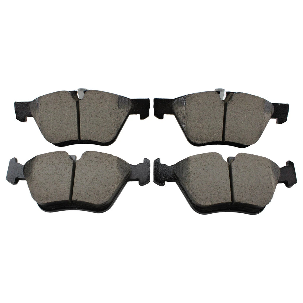 Akebono Euro Front Ceramic Slotted Brake Pad for BMW E82 E88 E89 E90 E91 E92 E93 (2007–2013)