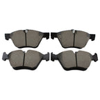 Akebono Euro Front Ceramic Slotted Brake Pad for BMW E82 E88 E89 E90 E91 E92 E93 (2007–2013)