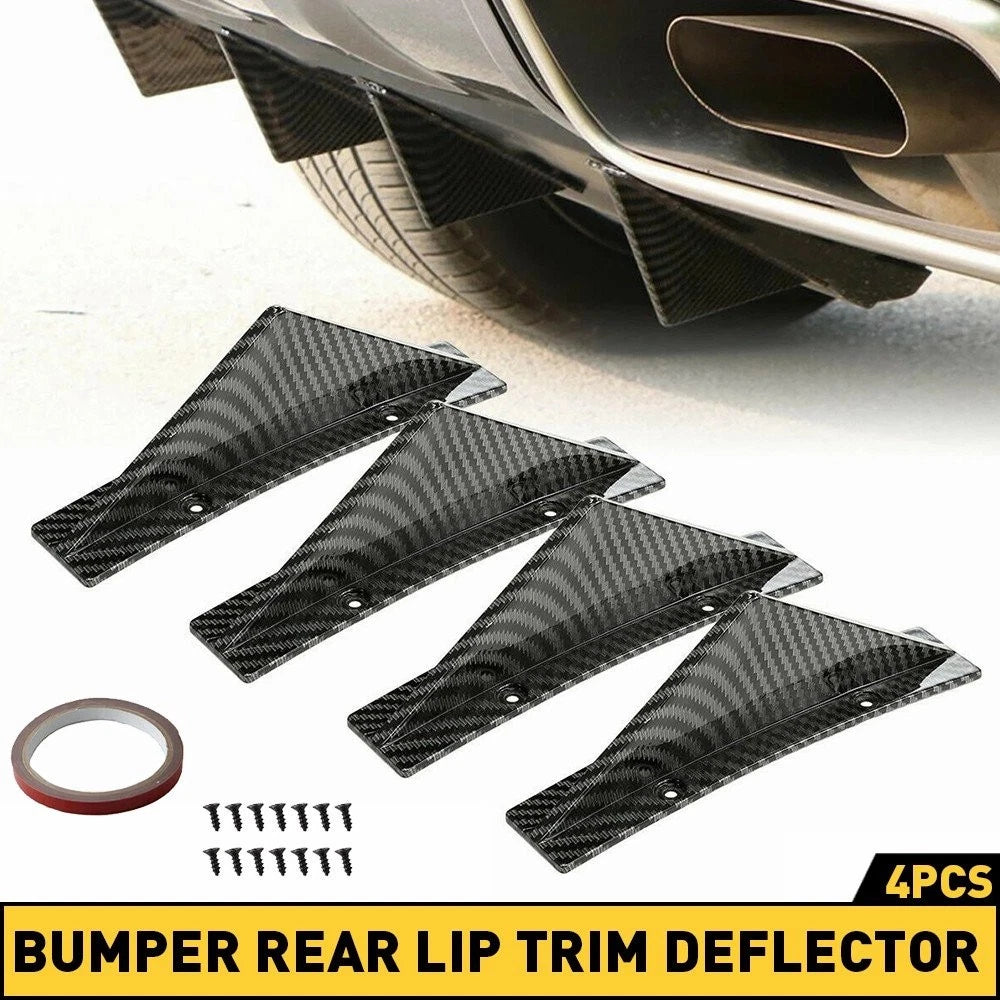 Carbon Fiber Rear Diffuser Spoiler Lip for
