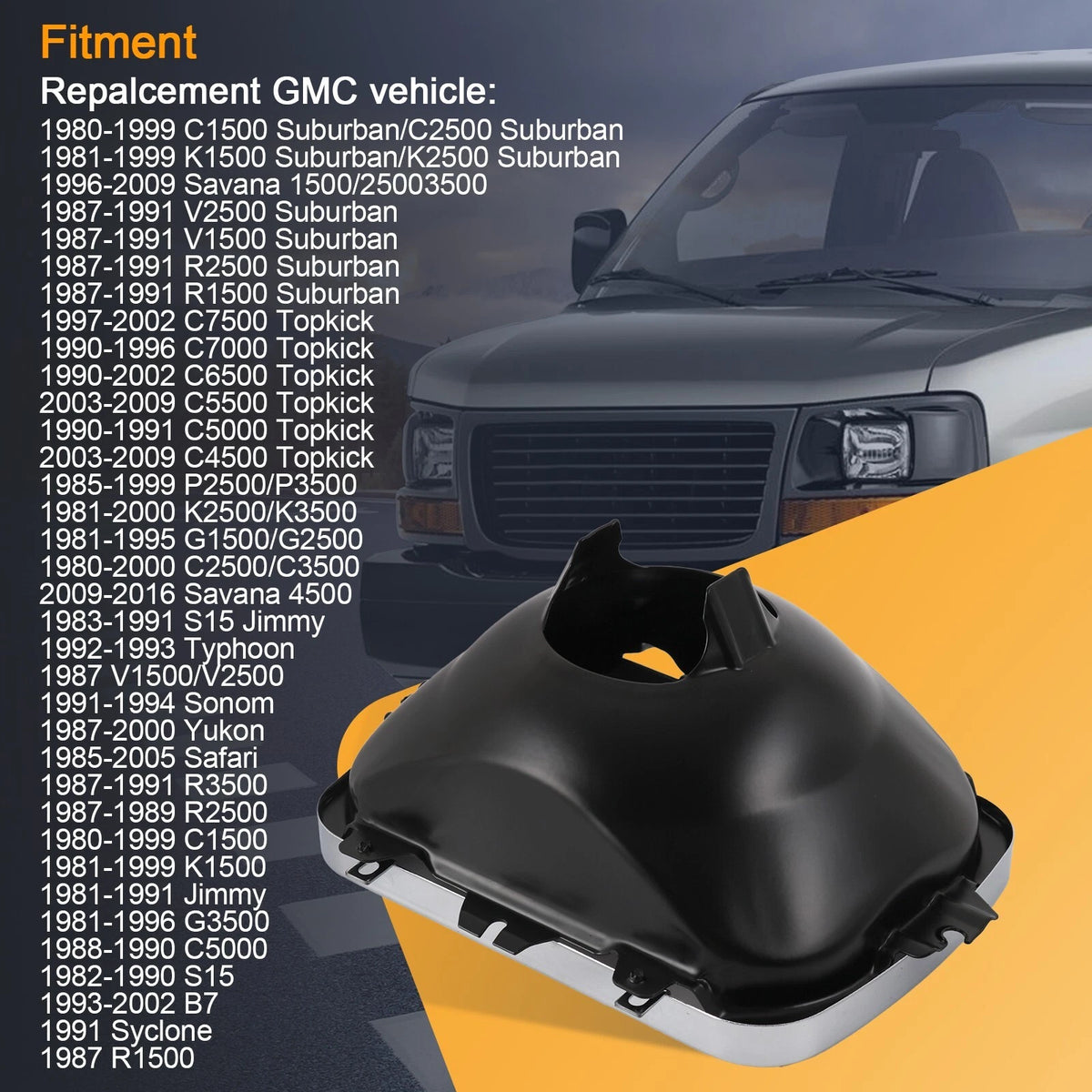 Headlight Support Bracket Mounting Kit for Chevy GMC