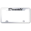 Script on Mirrored Truck License Plate Frame -Officially Licensed for GMC Denali