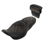 Driver Passenger Seat w/ Pad for Harley Touring Electra Glide (2014–2023)