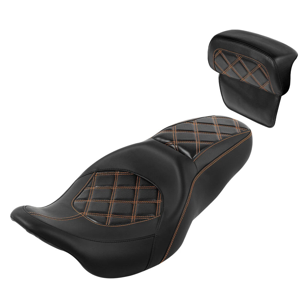Driver Passenger Seat w/ Pad for Harley Touring Electra Glide (2014–2023)