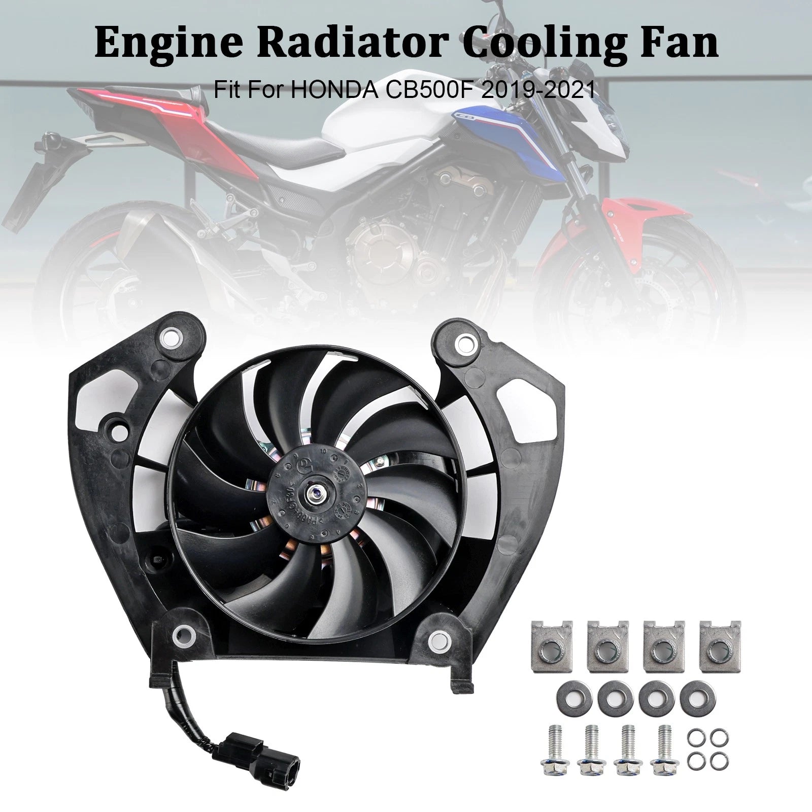 Engine Radiator Cooling Fan Blade for Honda CB500F (2019–2021)